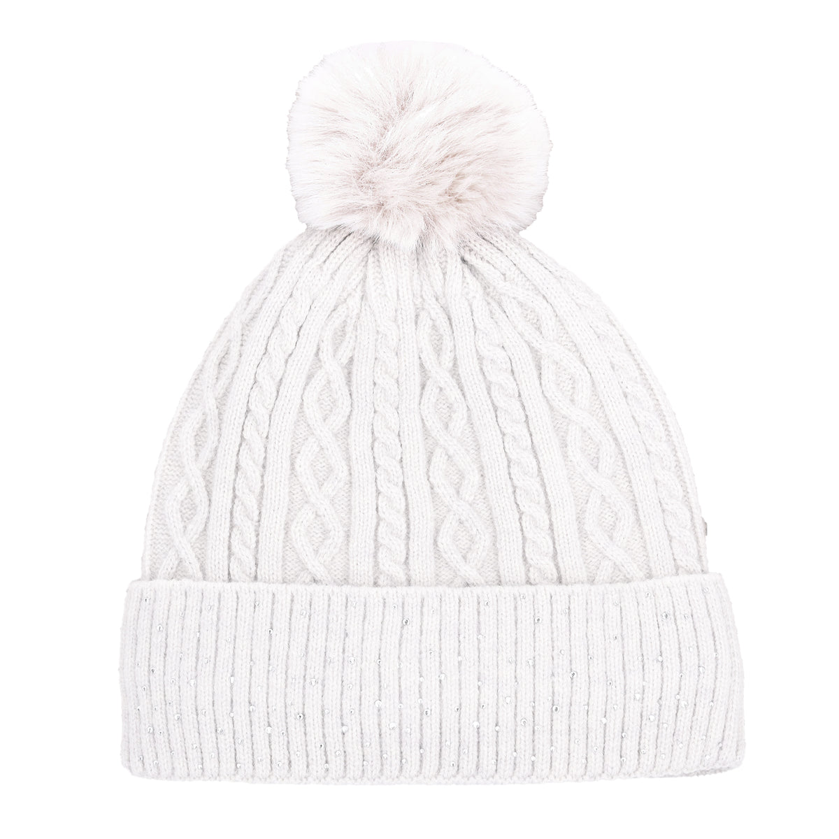 Schockemohle A/W 26 Czapka beanie glamour silver