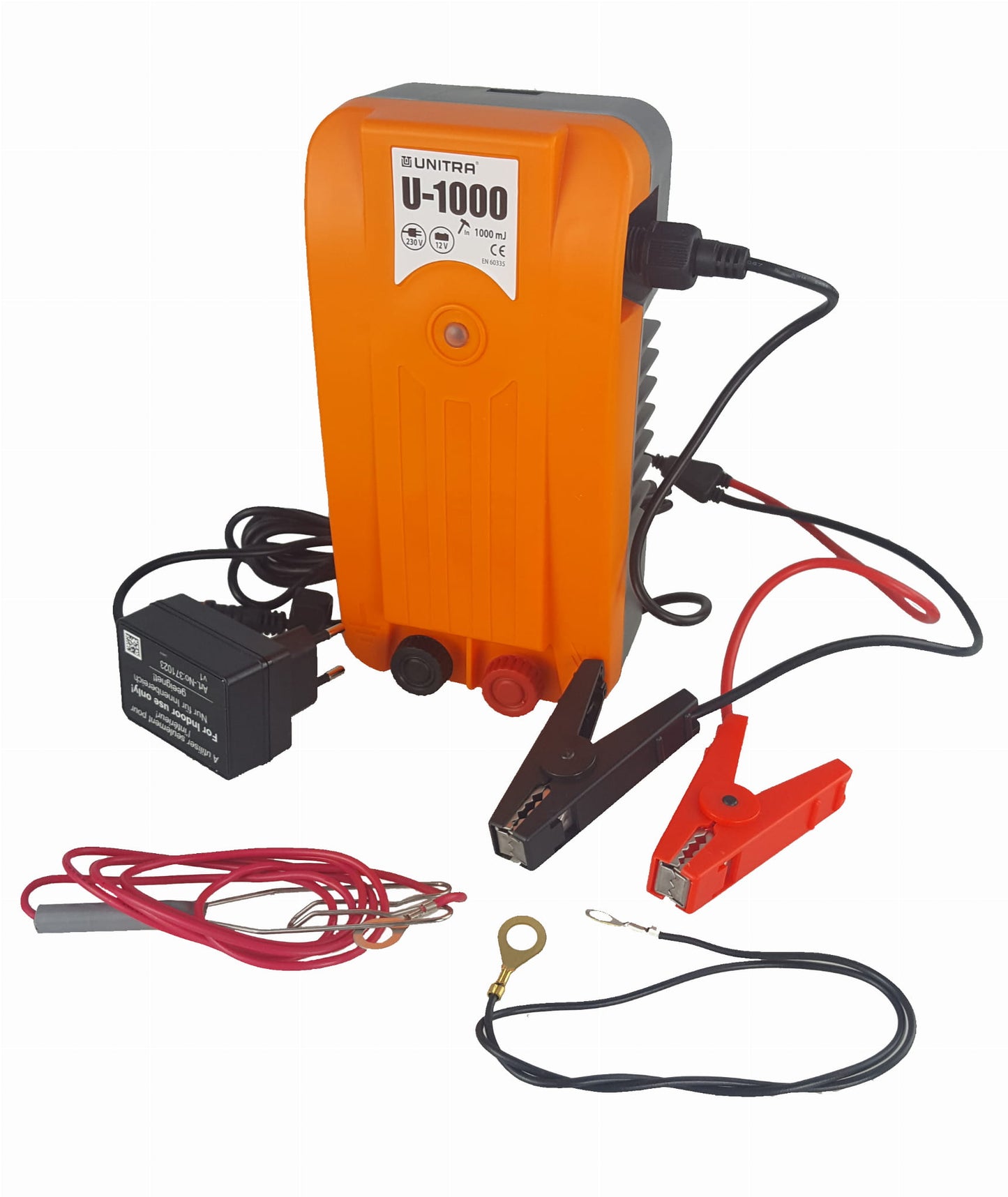 Pastuch elektryczny elektryzator uniwersalny 12V Unitra U-1000