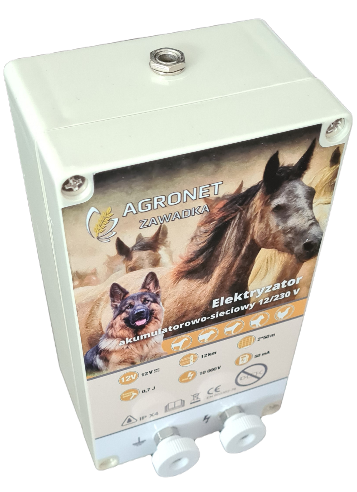Elektryzator 230/12V Agronet AS200 Dual 0,7J
