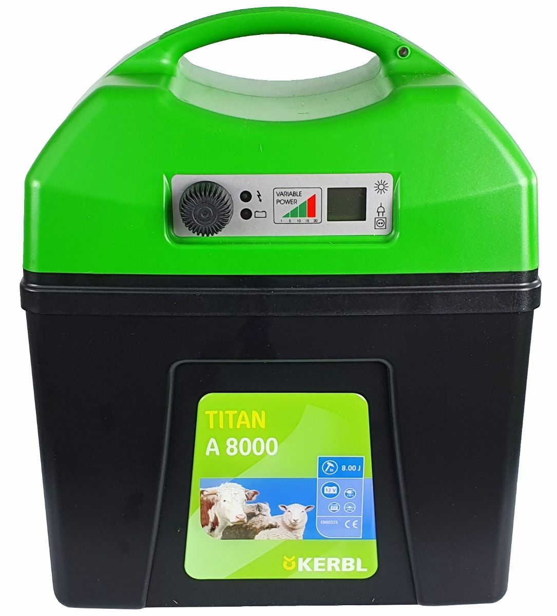 Elektryzator akumulatorowy 12V Kerbl Titan A8000 8 Juli