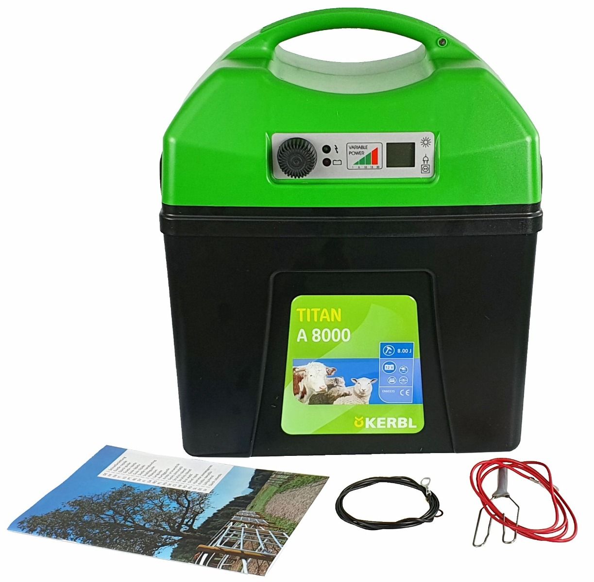 Elektryzator akumulatorowy 12V Kerbl Titan A8000 8 Juli
