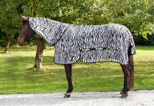 Derka przeciwowadowa dla konia RugBe Zebra Covalliero