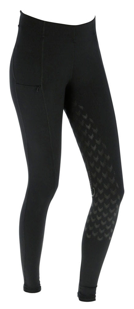Legginsy jeździeckie Equona, dziecięce, czarny, roz. 128/134, Covalliero