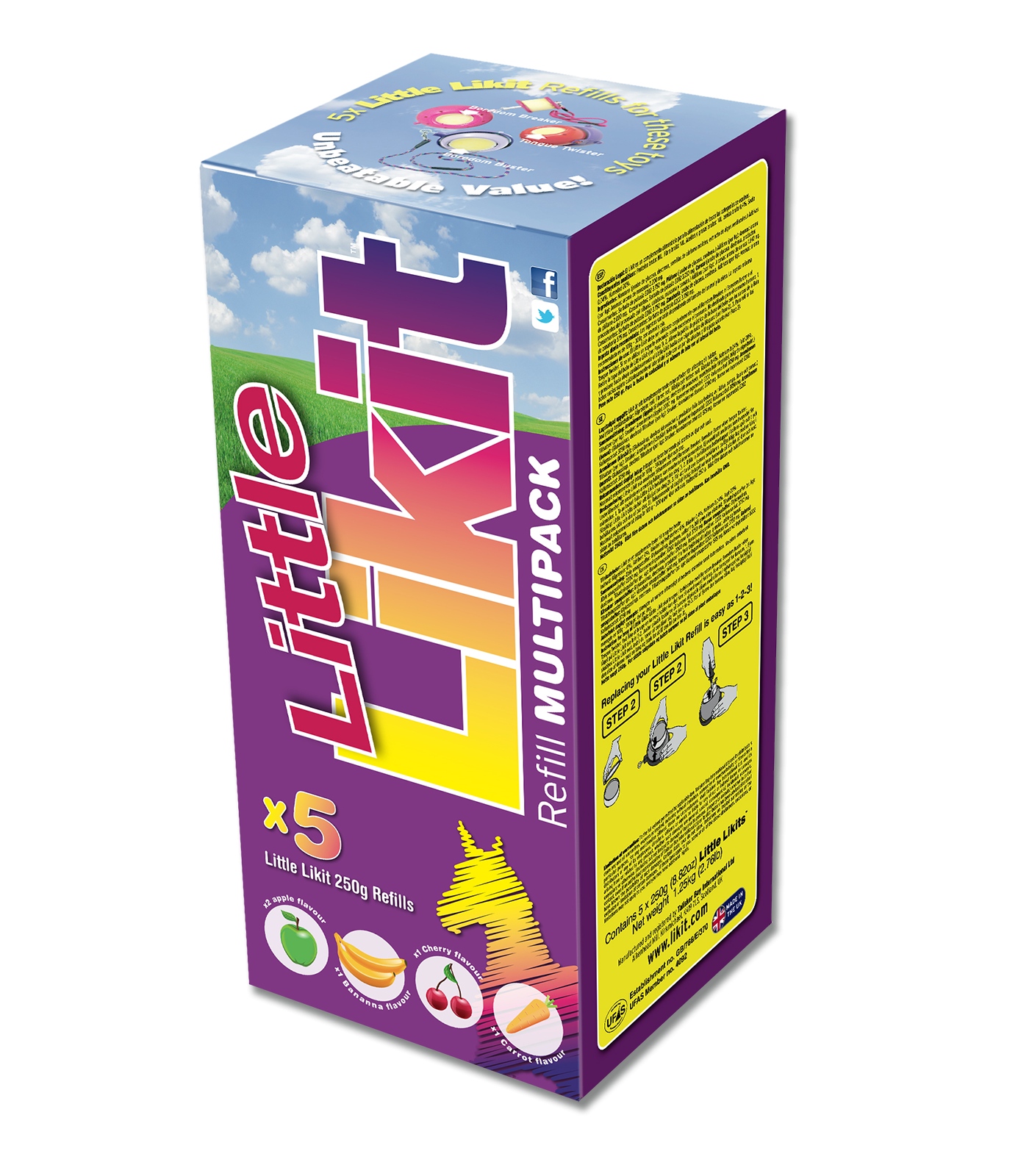 Likit Lizawki dla konia Multipack 5 x 250g