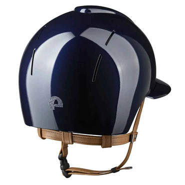 KEP Italia Kask jeździecki Smart Nova / Polish Blue/ Polo Visor / Star Blue Large
