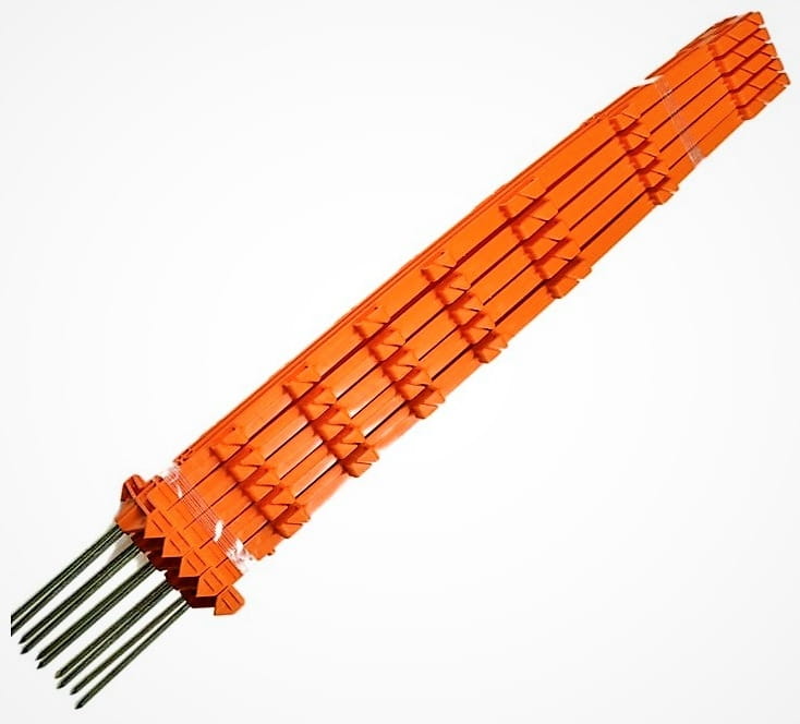 Palik słupek 105 cm Pomelac Isopic pomarańczowy - Cavalo