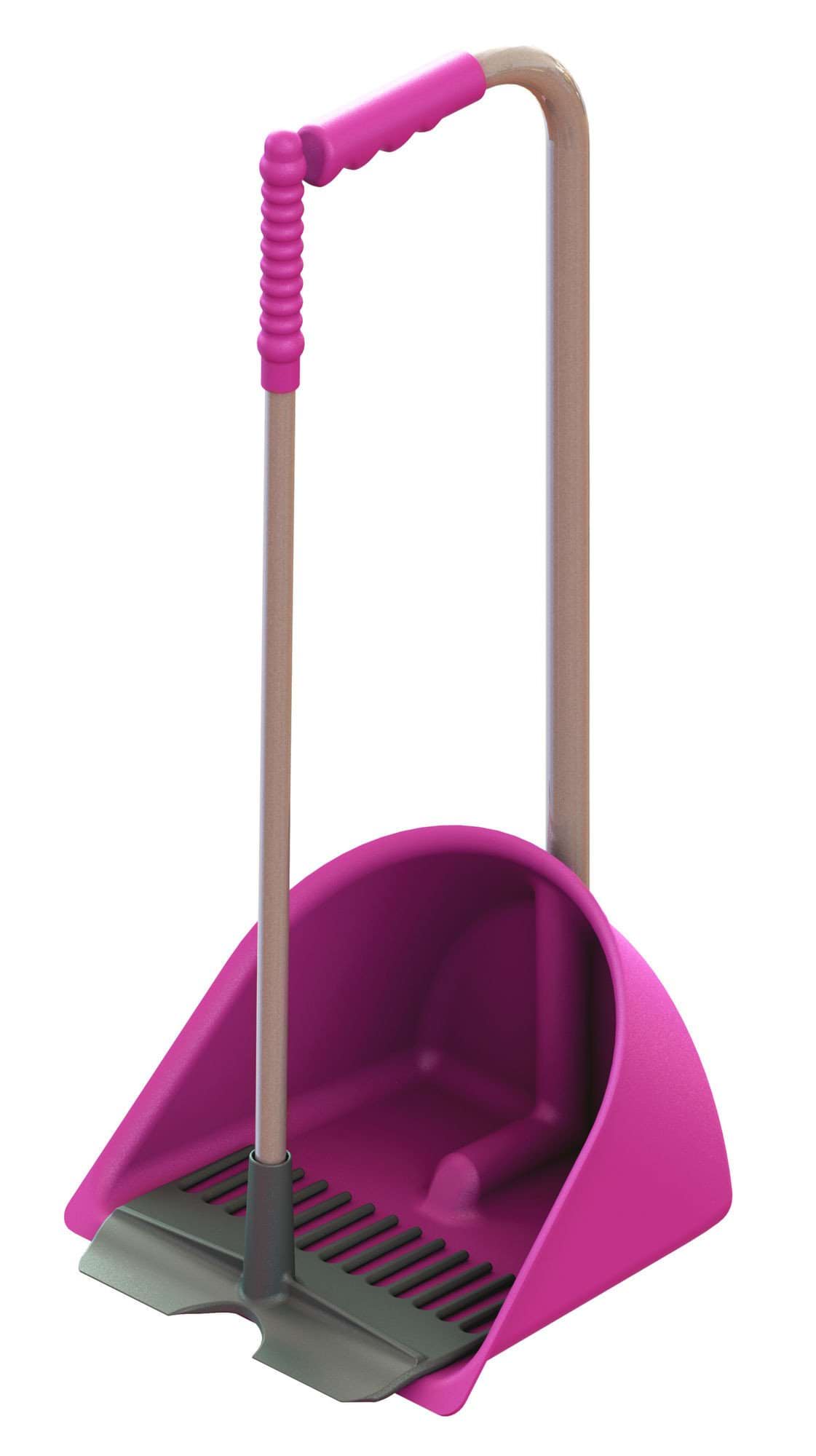 Mistboy Mini komplet szufelka i grabie, 60 cm, różowy, Kerbl - Cavalo