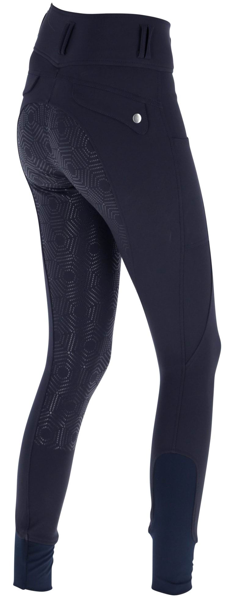 Bryczesy HighWaist, damskie, granatowy, roz. 36, Covalliero