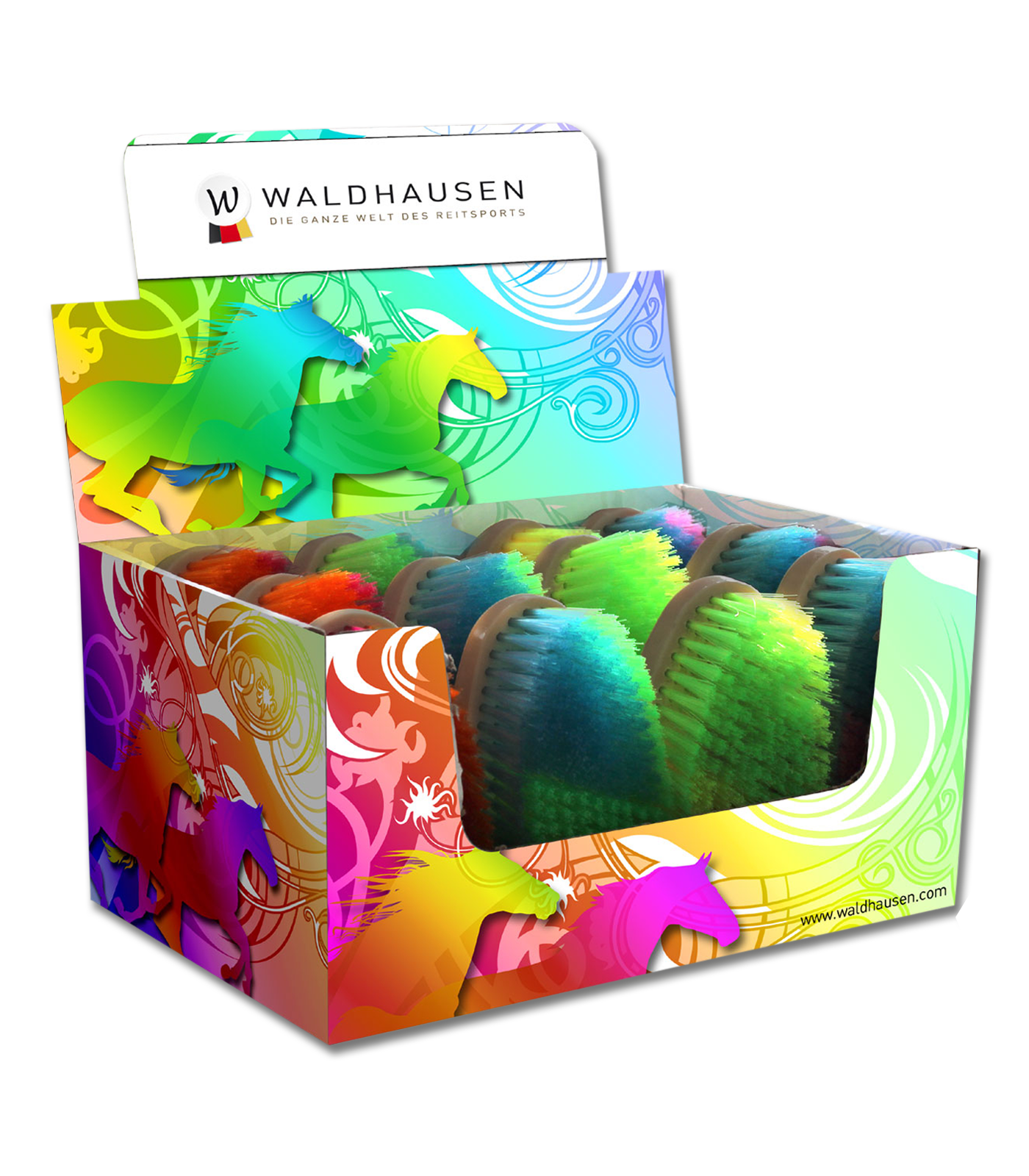 Waldhausen Szczotka do konia Neon
