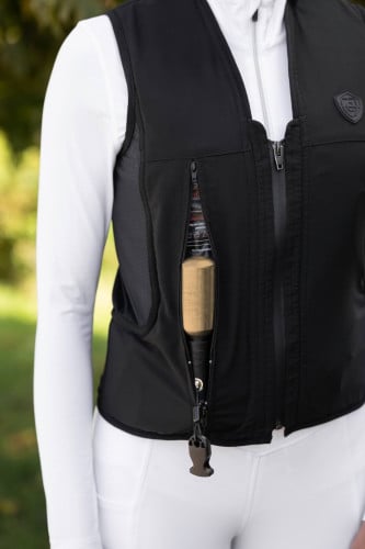 Kamizelka jeździecka Covalliero z poduszką powietrzną Manege z nabojem - Cavalo