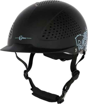 Kask jeździecki Beauty 2.0, czarny Covalliero