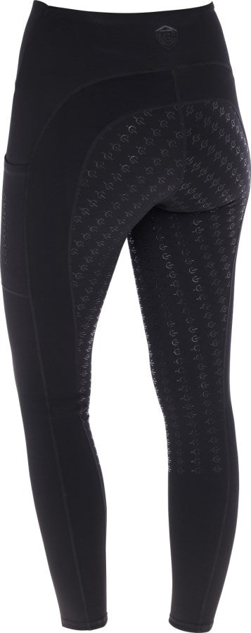 Covalliero legginsy jeździeckie dla dzieci A/W 2025 Black - Cavalo