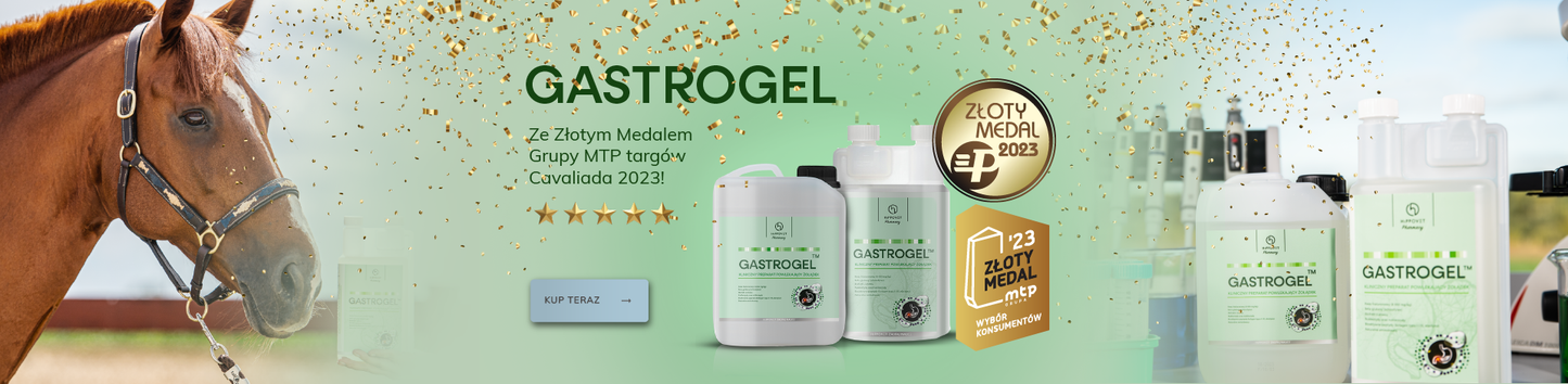 Hippovet Pharmacy GASTROGEL 1,2l – suplement na wrzody w formie żelu