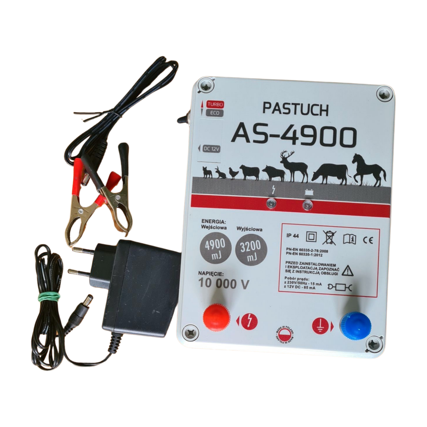 Pastuch Elektryczny Elektryzator uniwersalny Pomelac S-4900 4,9Jula