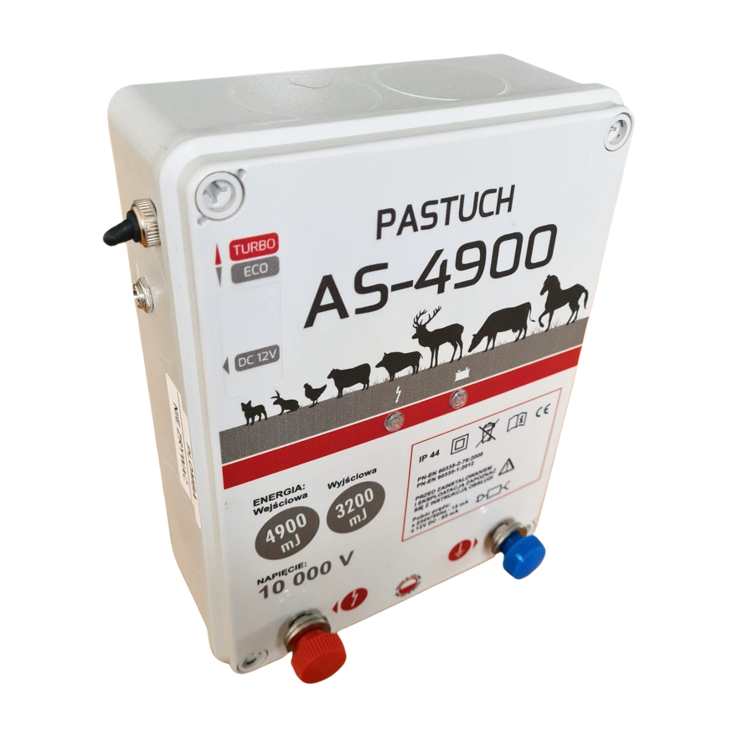 Pastuch Elektryczny Elektryzator uniwersalny Pomelac S-4900 4,9Jula