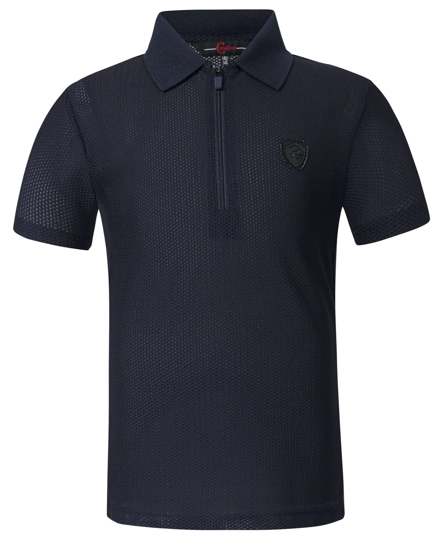Koszulka dziecięca Polo Covalliero S/S 2024 Dark Navy