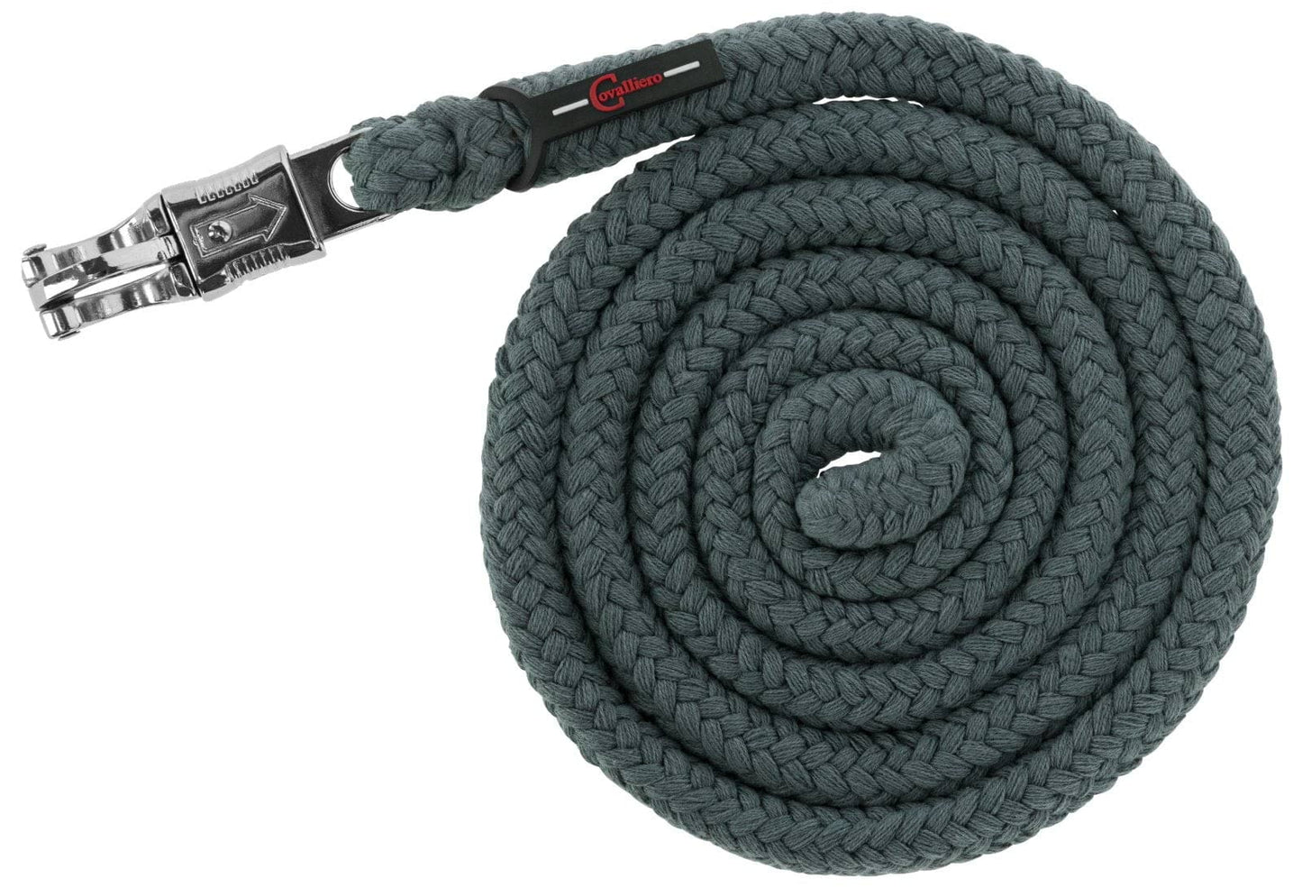 Uwiąz dla konia Doria, bezpieczny karabińczyk, 200 cm, zielony, Covalliero