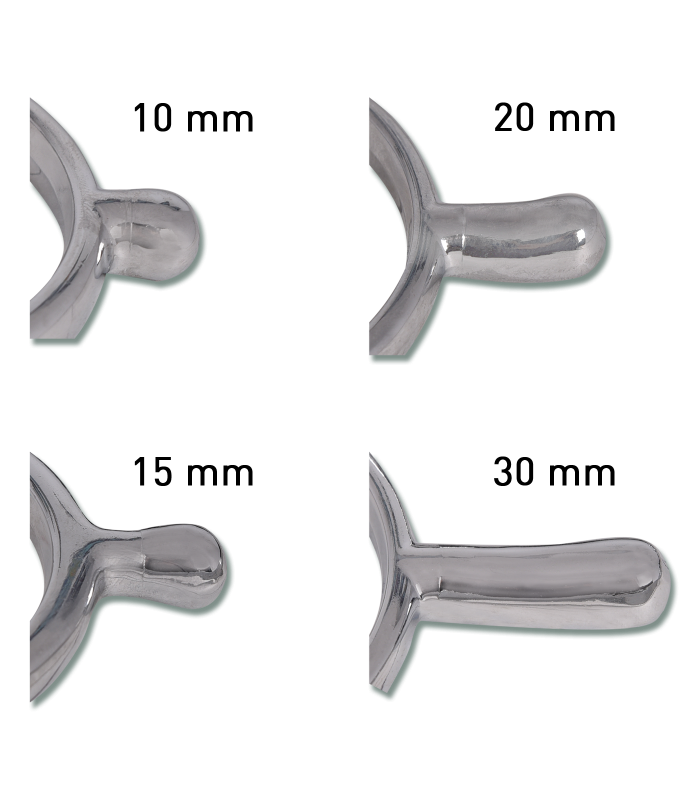 Waldhausen Ostrogi Crystal z paskami white 10mm
