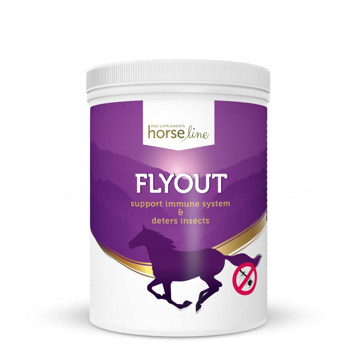 HorseLinePro FlyOut 700g czystek na owady kleszcze