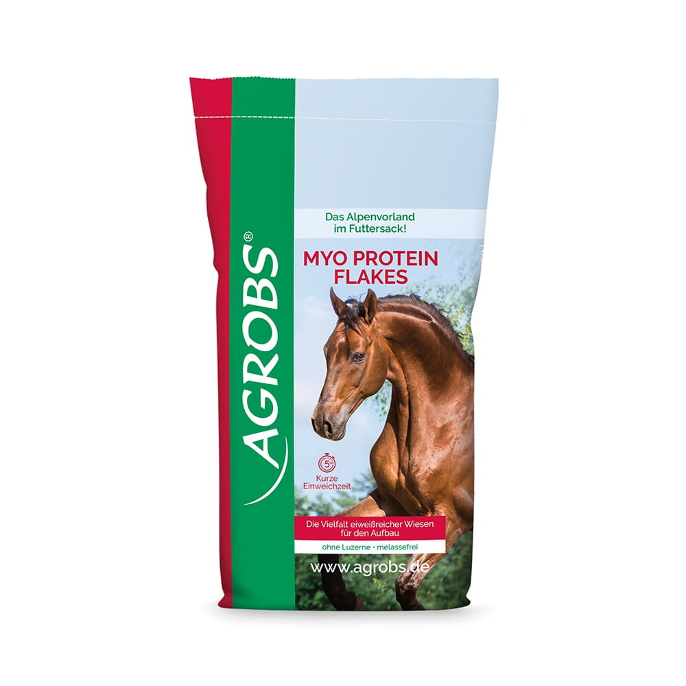 Pasza Agrobs Myo Protein Flakes płatki białkowe na przyrost masy mięśniowej 20 kg