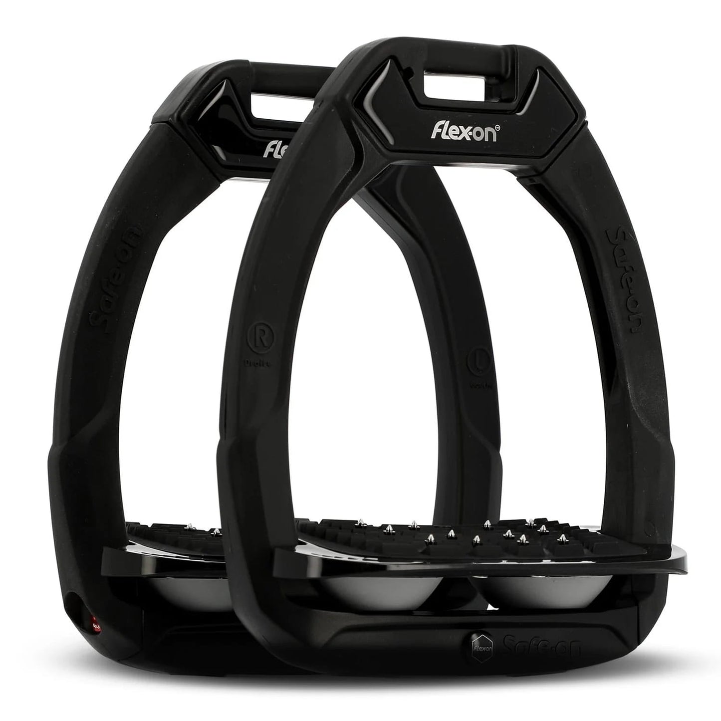 Strzemiona bezpieczne Flex-On SAFE-ON Black/Black/Black Z Skośne, kolce