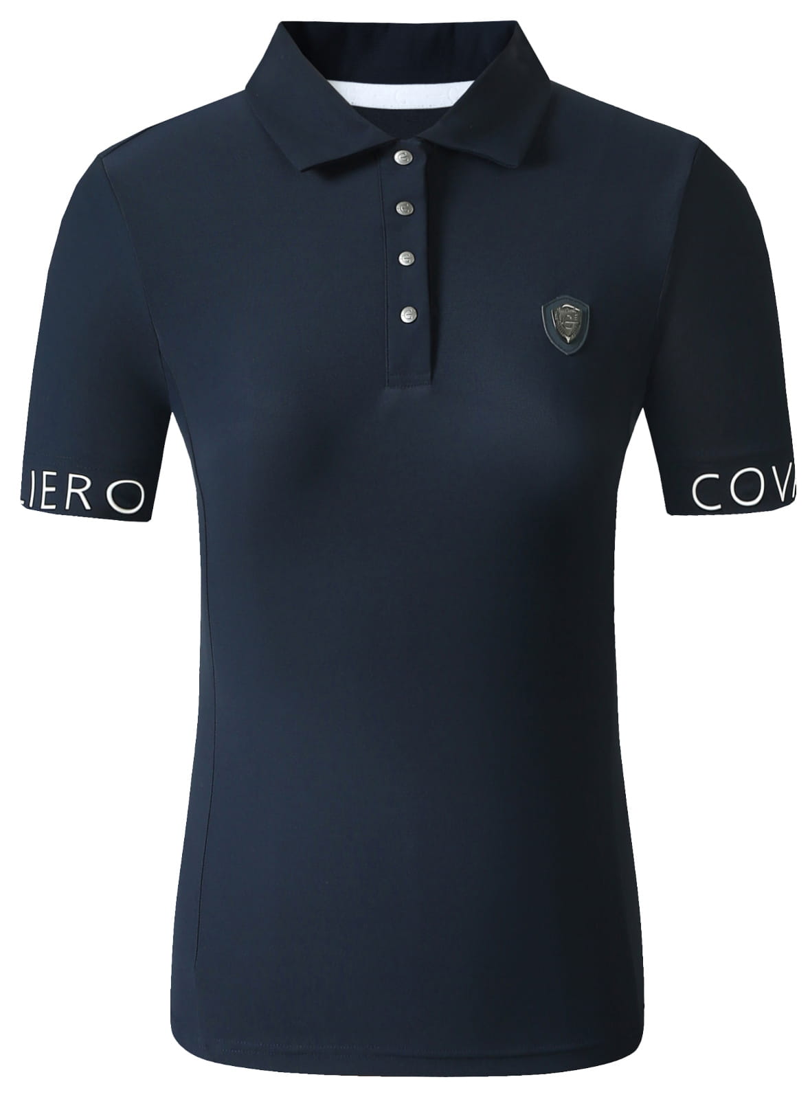 Koszulka Polo S/S 2025 dziecięca Covalliero dark navy