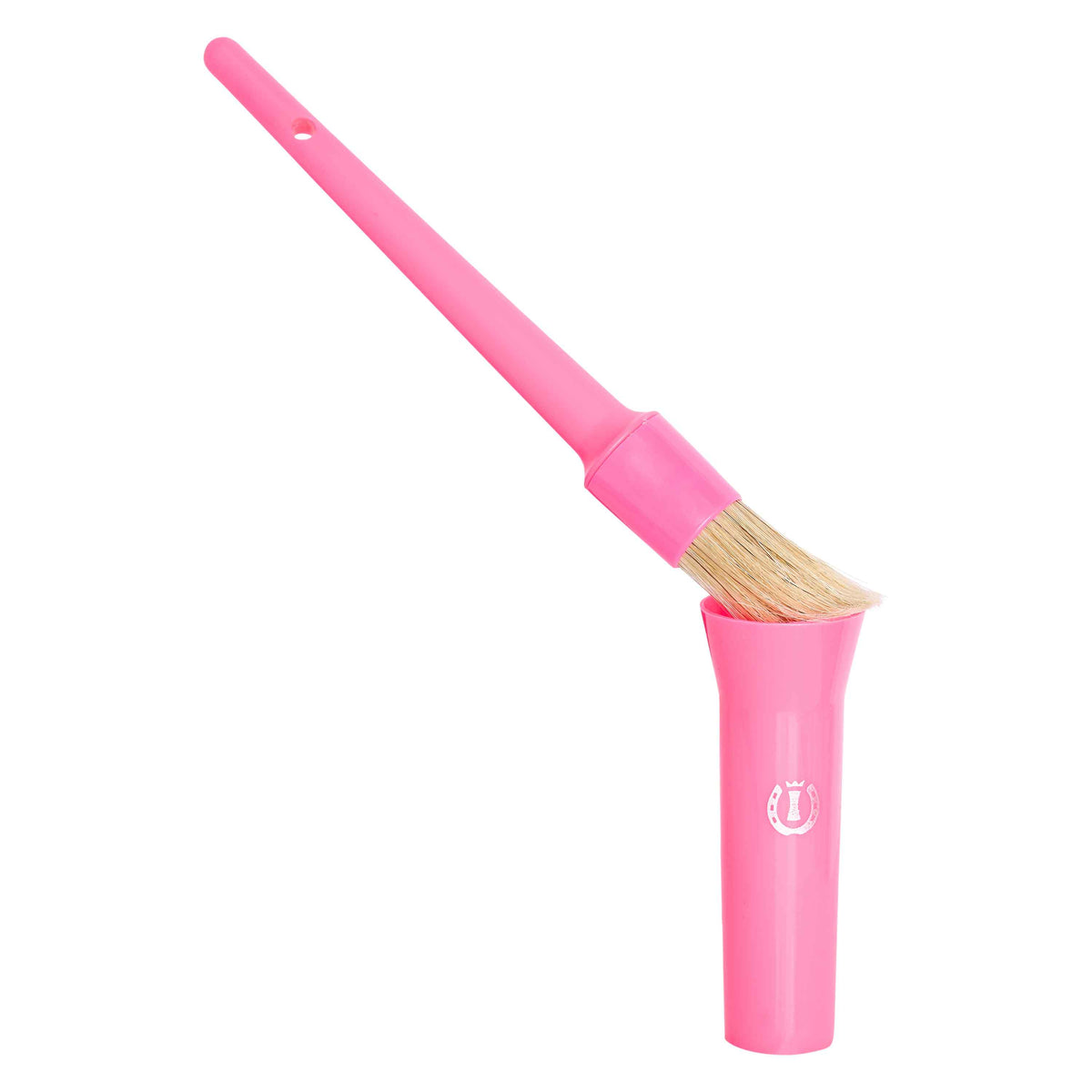 Imperial Riding Pędzel do smarowania kopyt z pojemnikiem mały Neon Pink