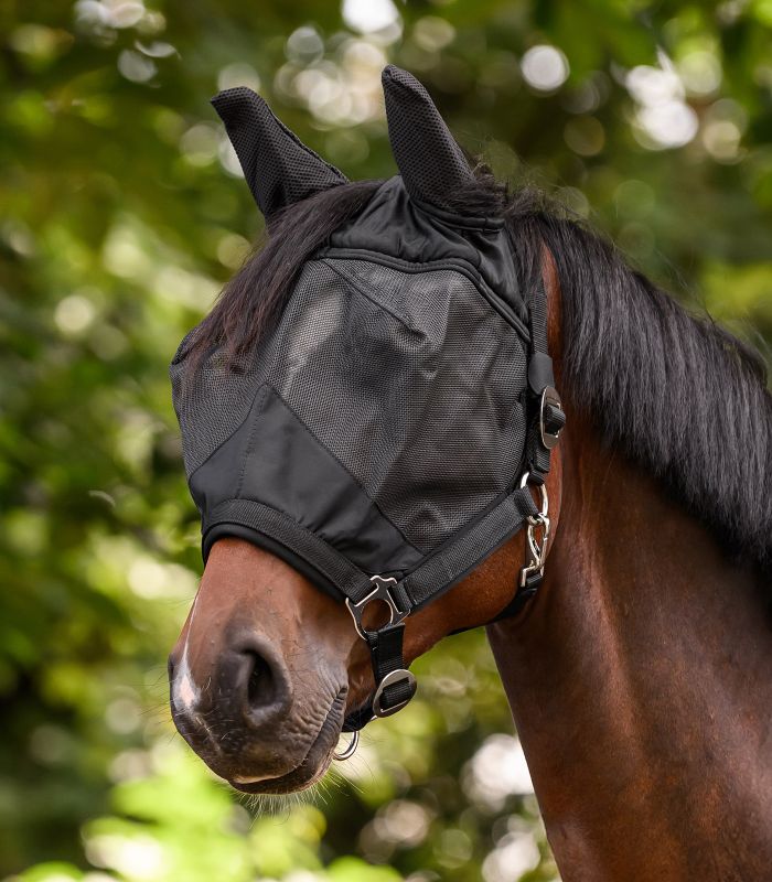 Waldhausen PREMIUM Fly Mask with Halter – maska przeciw owadom z kantarem