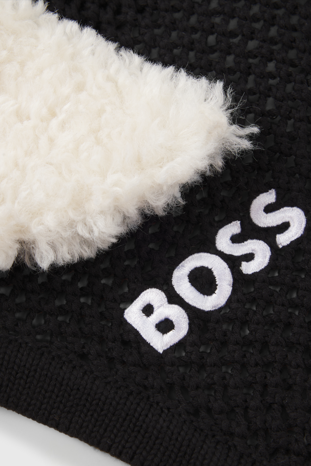 BOSS AW 2026 Nauszniki Chicago Teddy Black – zdjęcie 2