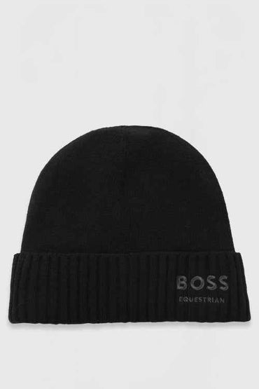 BOSS AW 2026 Czapka zimowa Ron Black