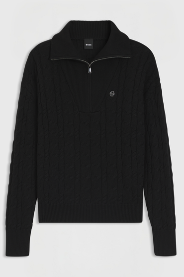 BOSS AW 2026 Sweter damski Ella Black – zdjęcie 2