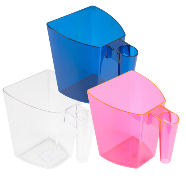 Miarka dozownik do paszy 2 litry przezroczysty Kerbl