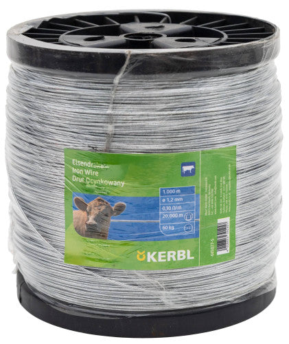 Linka ogrodzeniowa stalowa ocynkowana, 1,5mm x 1000m, Kerbl