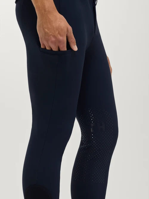Tommy Hilfiger A/W 26 Bryczesy męskie Stanton Knee Grip Desert Sky
