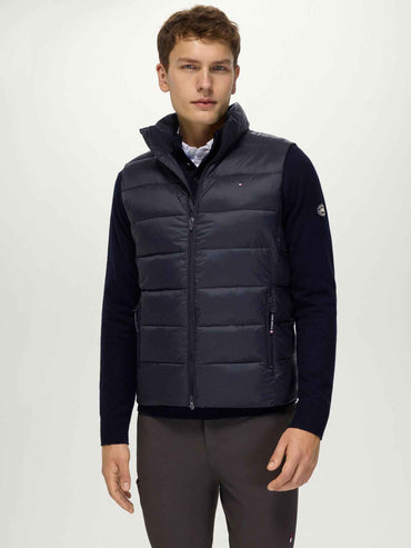Tommy Hilfiger A/W 26 Kamizelka pikowana męska Anders Desert Sky