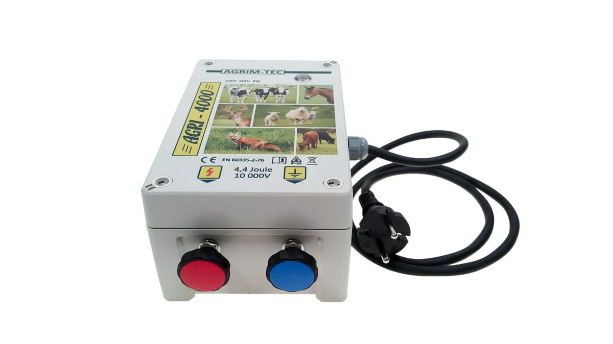 Pastuch elektryczny polski elektryzator sieciowy Agri 4000 -4,4 Jula - Cavalo
