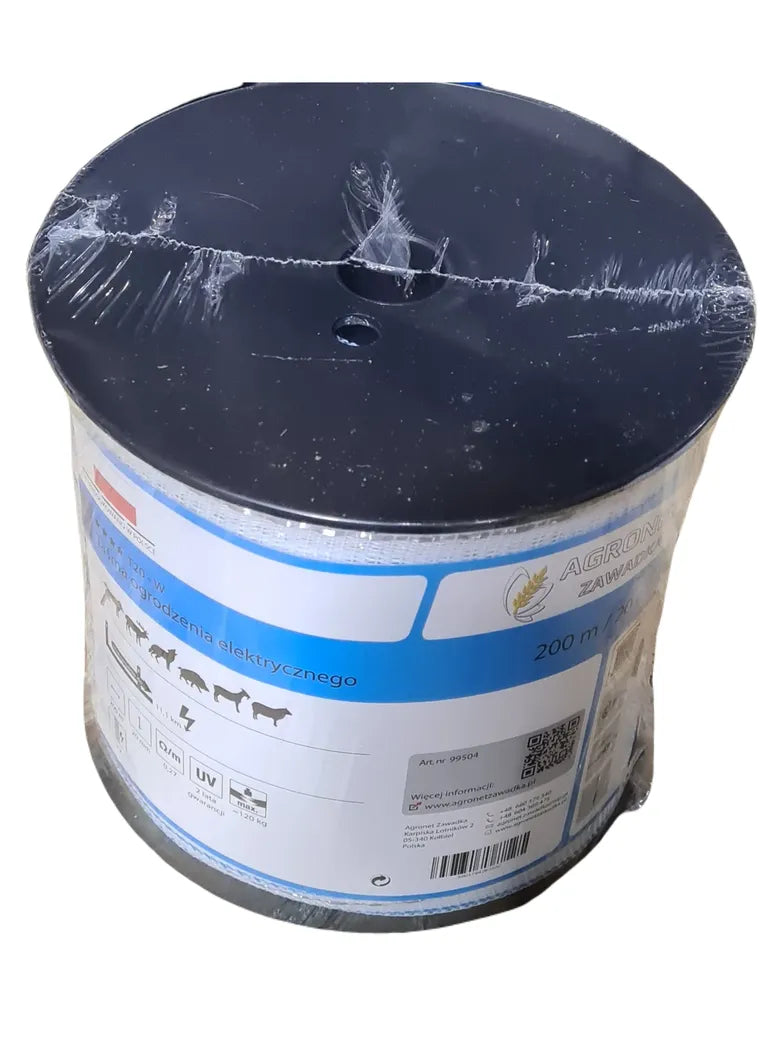 Agronet Super T20-W – etykieta produktu i oznaczenia na rolce