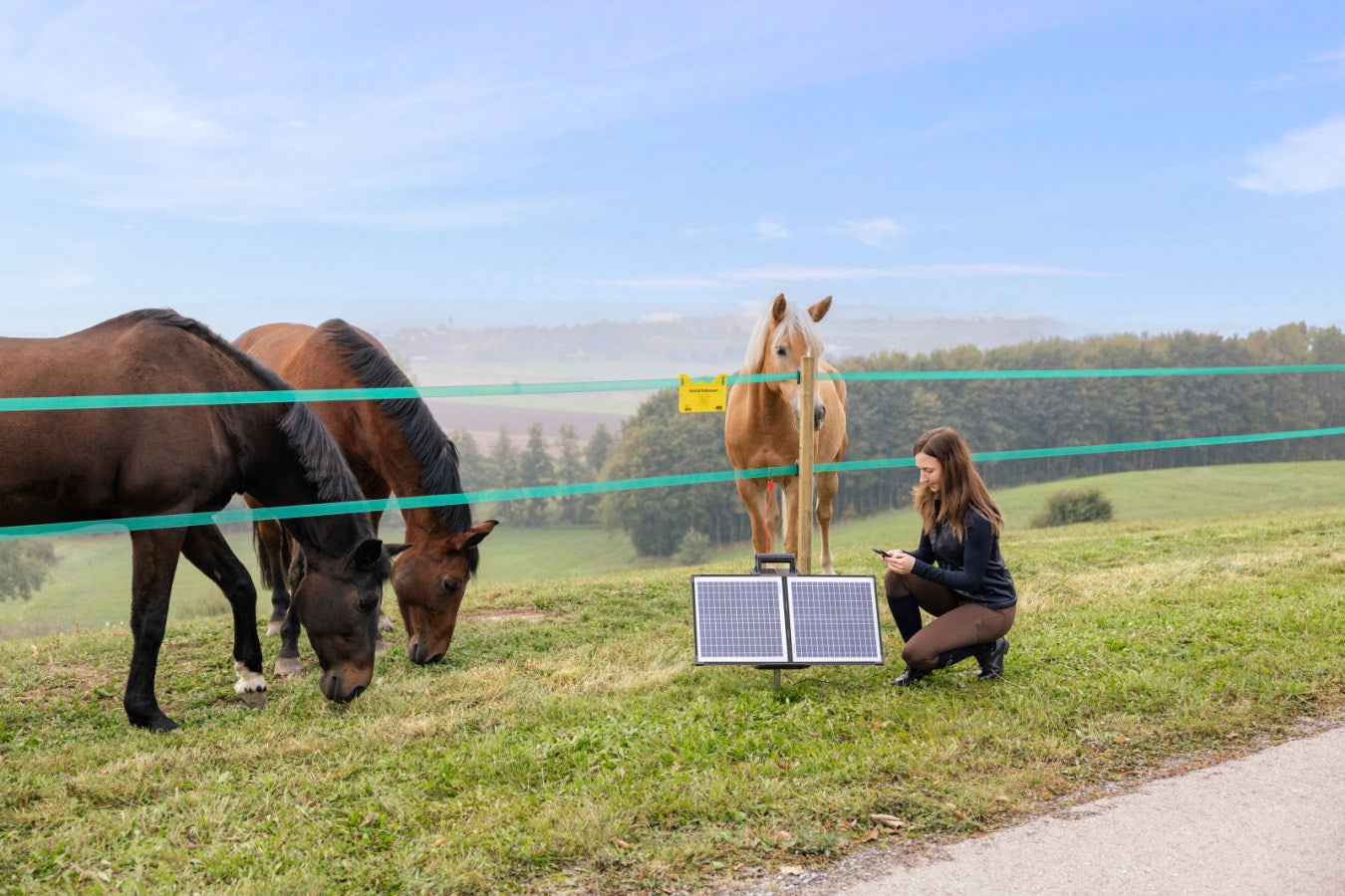 Elektryzator solarny AKO Sun Power S4000 Smart dla koni, bydła, dzikiej zwierzyny 5,5J - Cavalo
