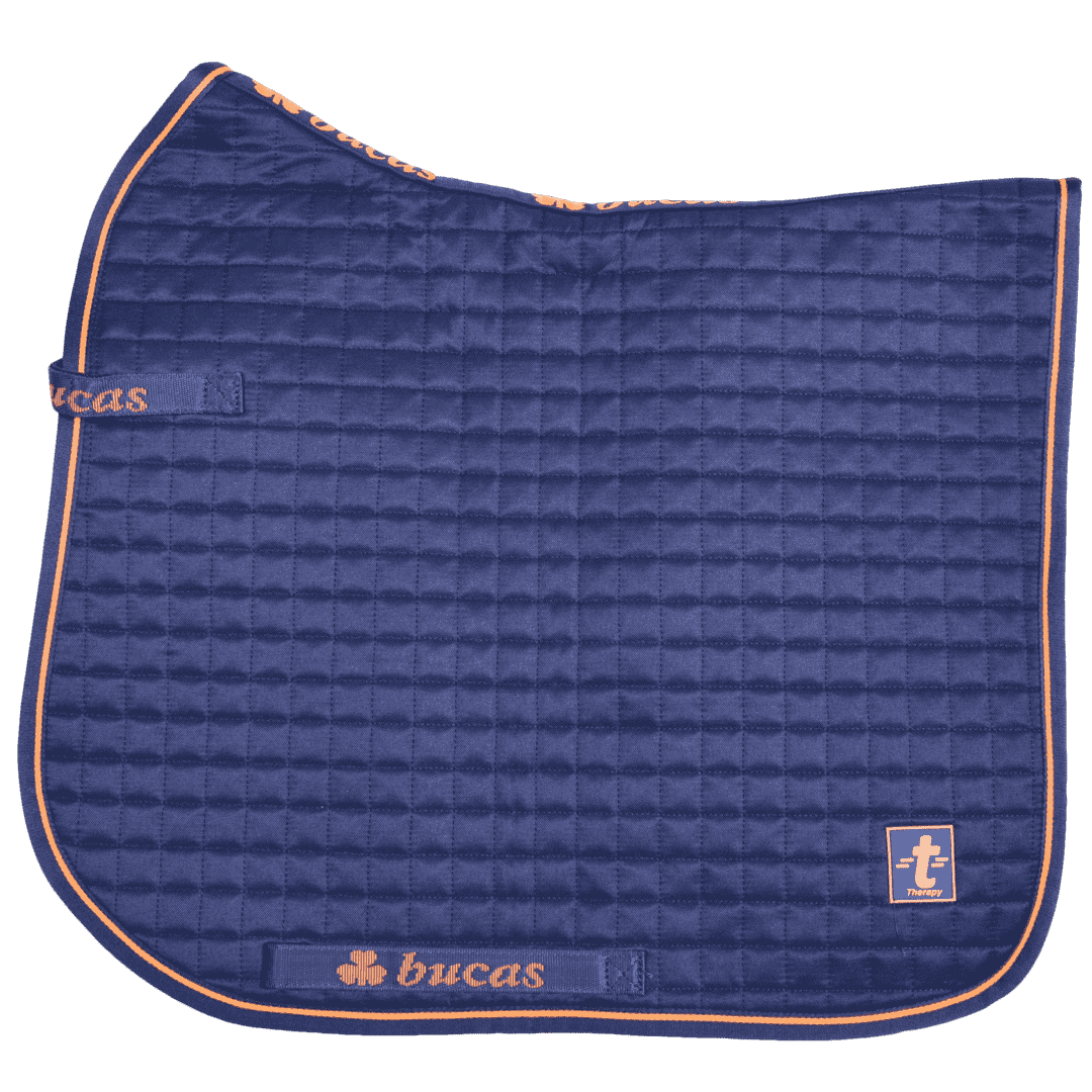 Czaprak Bucas Therapy S/Pad Navy/orange - Cavalo