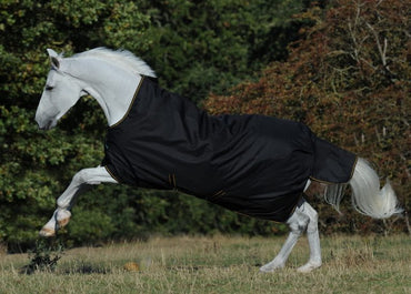 Derka Bucas Irish Turnout 50g High Neck black/gold - Cavalo