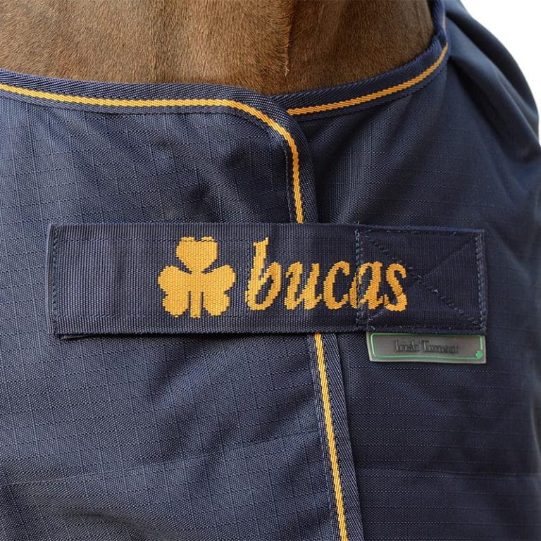 Derka Bucas Irish Turnout 50g High Neck black/gold - Cavalo