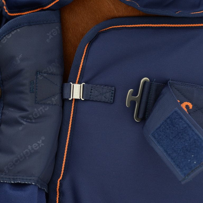 Derka Bucas Therapy Cooler Navy/Orange - Cavalo