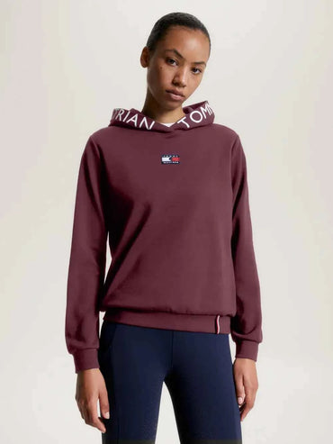 Tommy Hilfiger Bluza damska z kapturem California Rouge