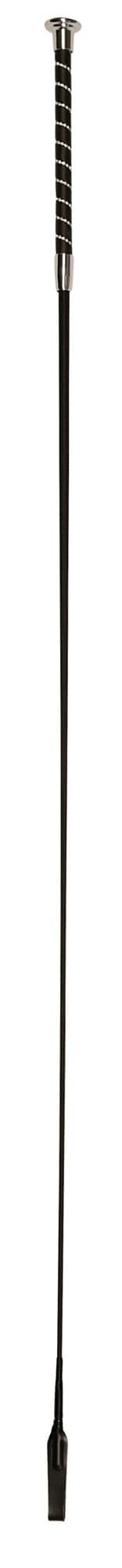 Bat ujeżdżeniowy, z kryształkami, czarny, 110 cm, Covalliero - Cavalo