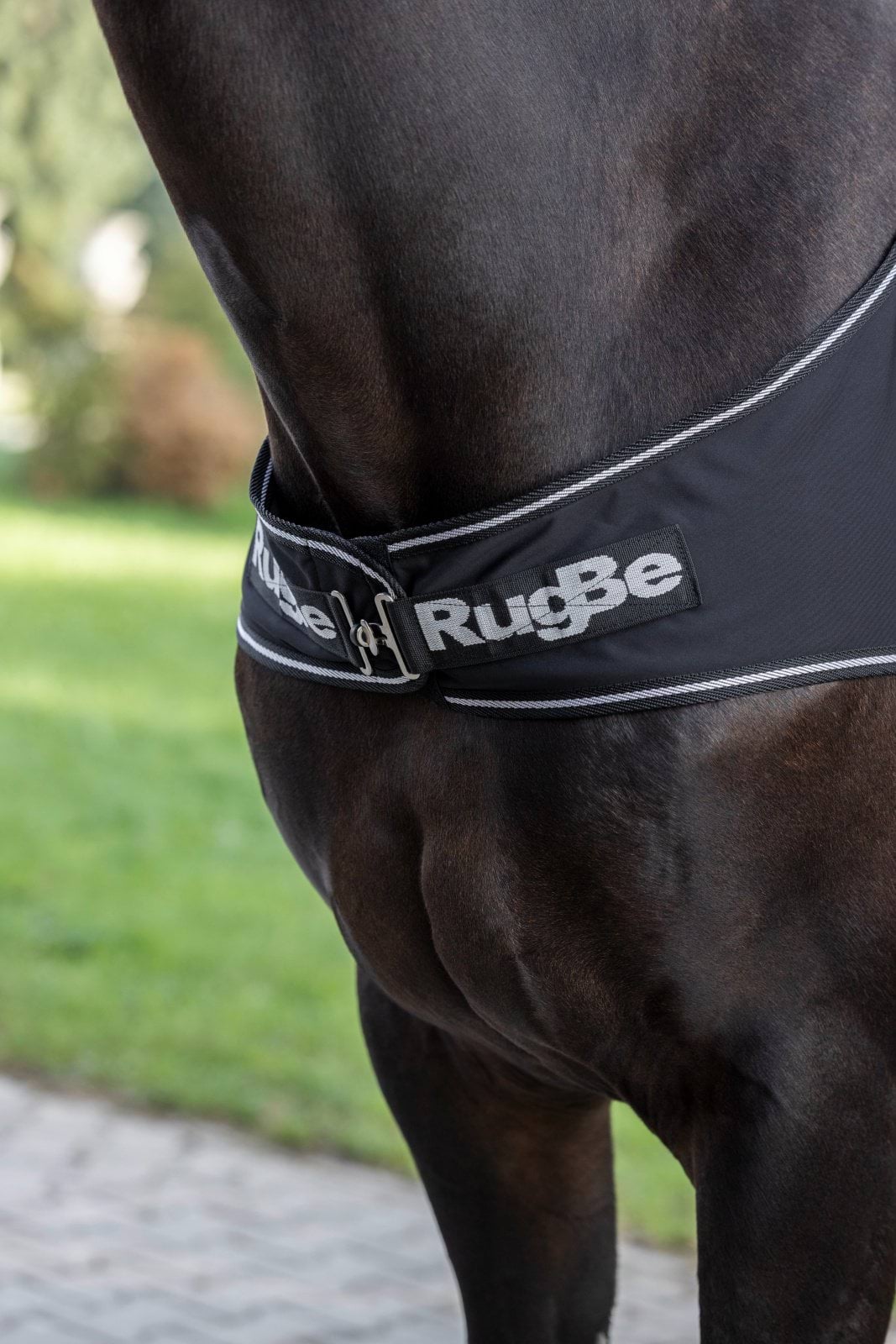 Derka do karuzeli dla konia czarny Covalliero - Cavalo