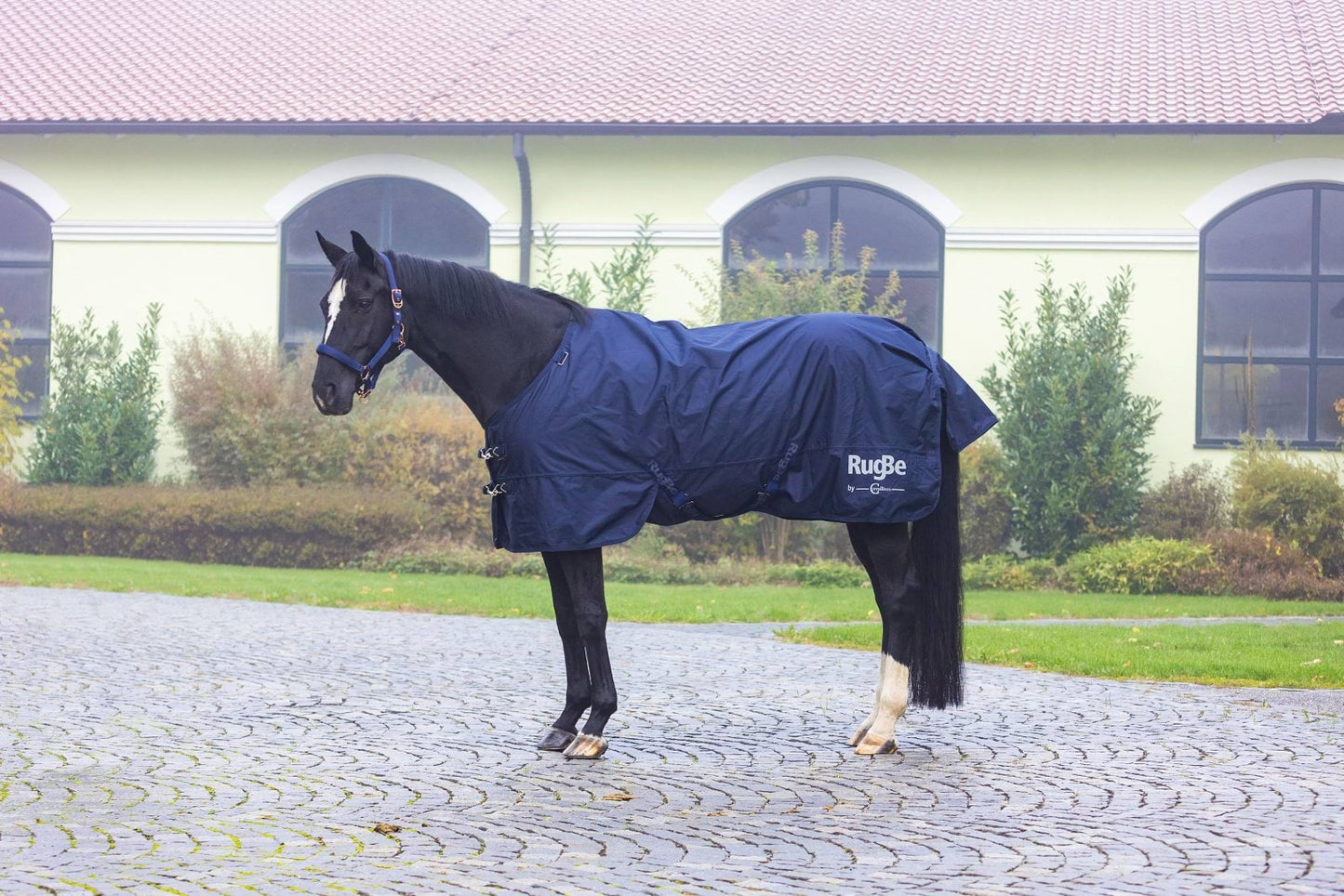 Derka przeciwdeszczowa dla konia RugBe Zero granatowy Covalliero - Cavalo