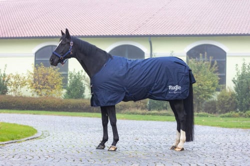 Derka zimowa dla konia RugBe IceProtect 200 g granatowy Covalliero - Cavalo