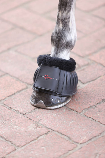 Kaloszki dla konia Teddy Fleece gumowe czarny Covalliero - Cavalo