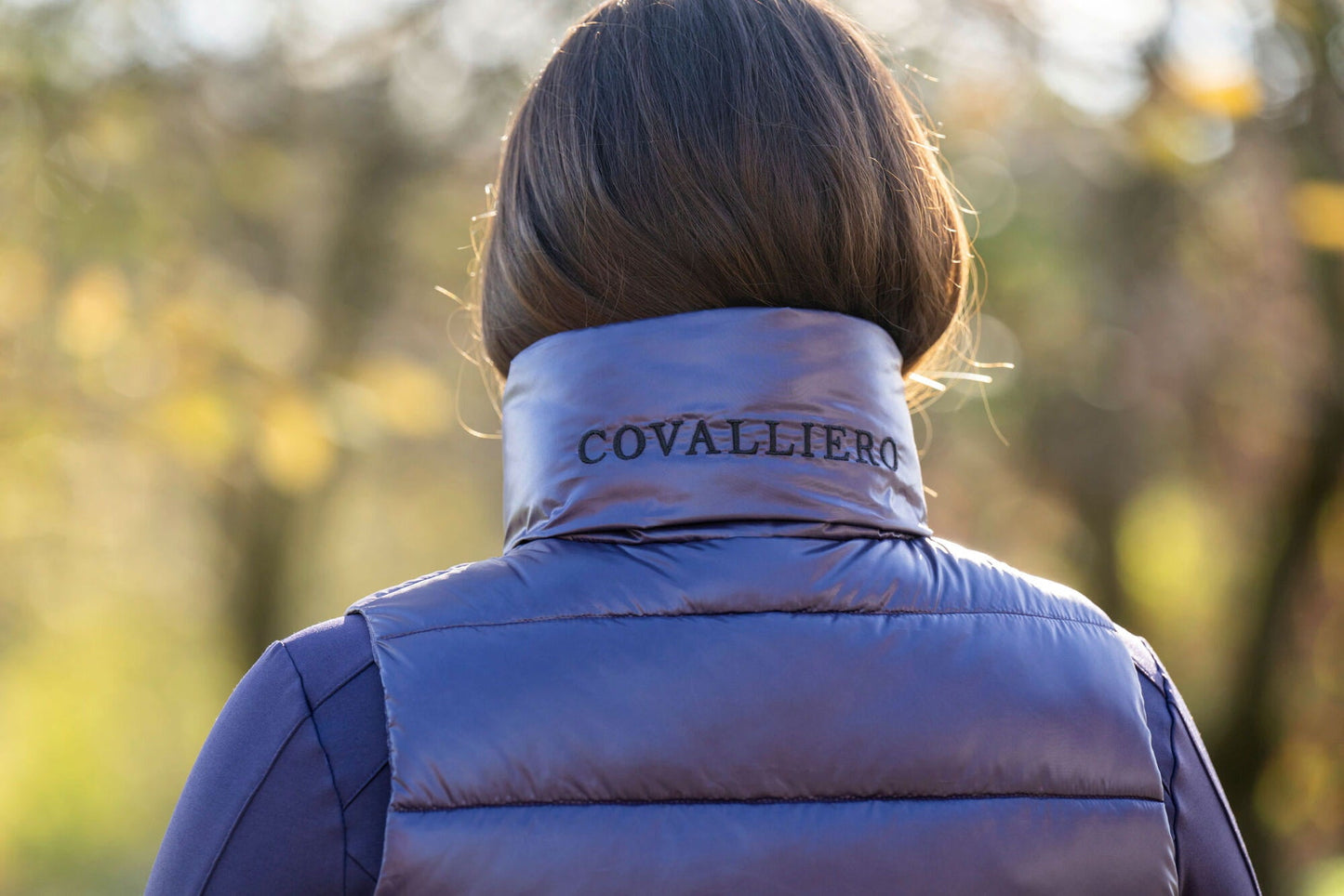 Kamizelka jeździecka damska pikowana Covalliero - Cavalo
