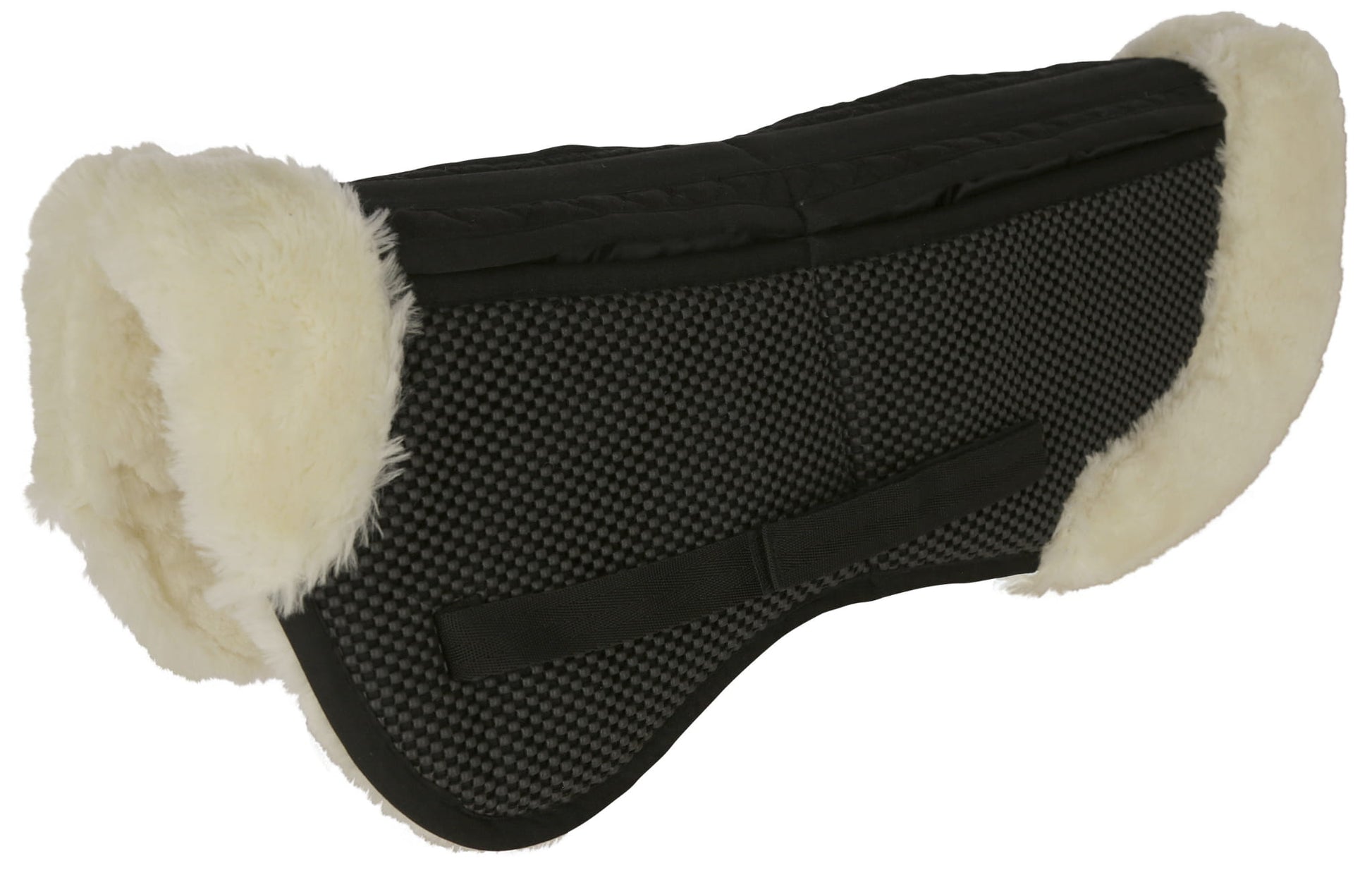 Korygująca podkładka pod siodło AntiSlip ze sztucznym futrem Covalliero - Cavalo